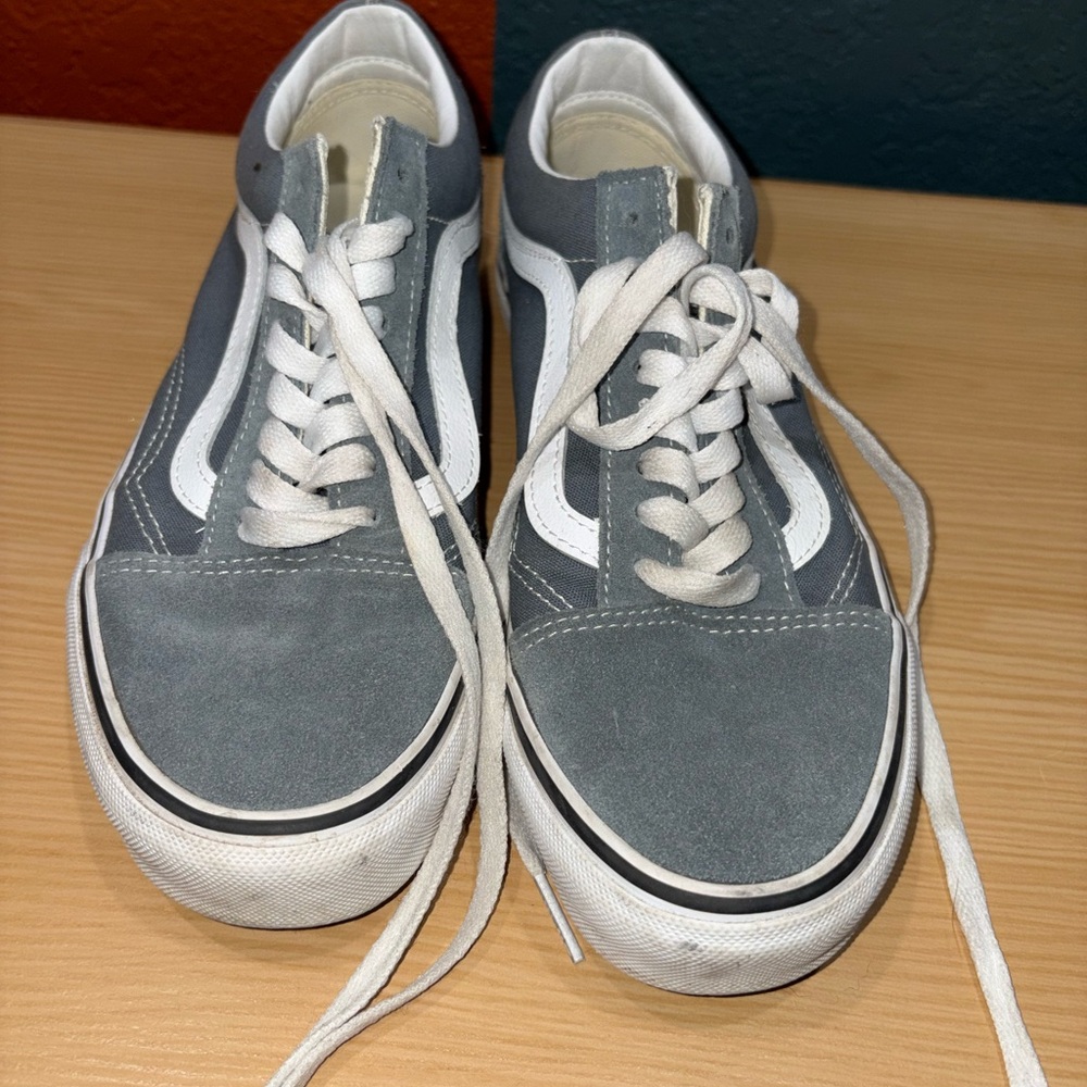 Vans Old School Gray and White